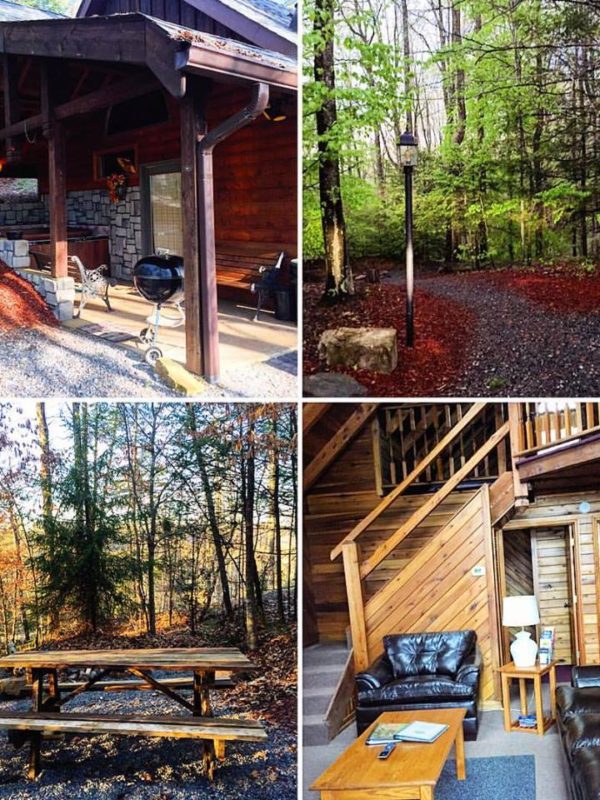 New River Gorge Cabins Collage